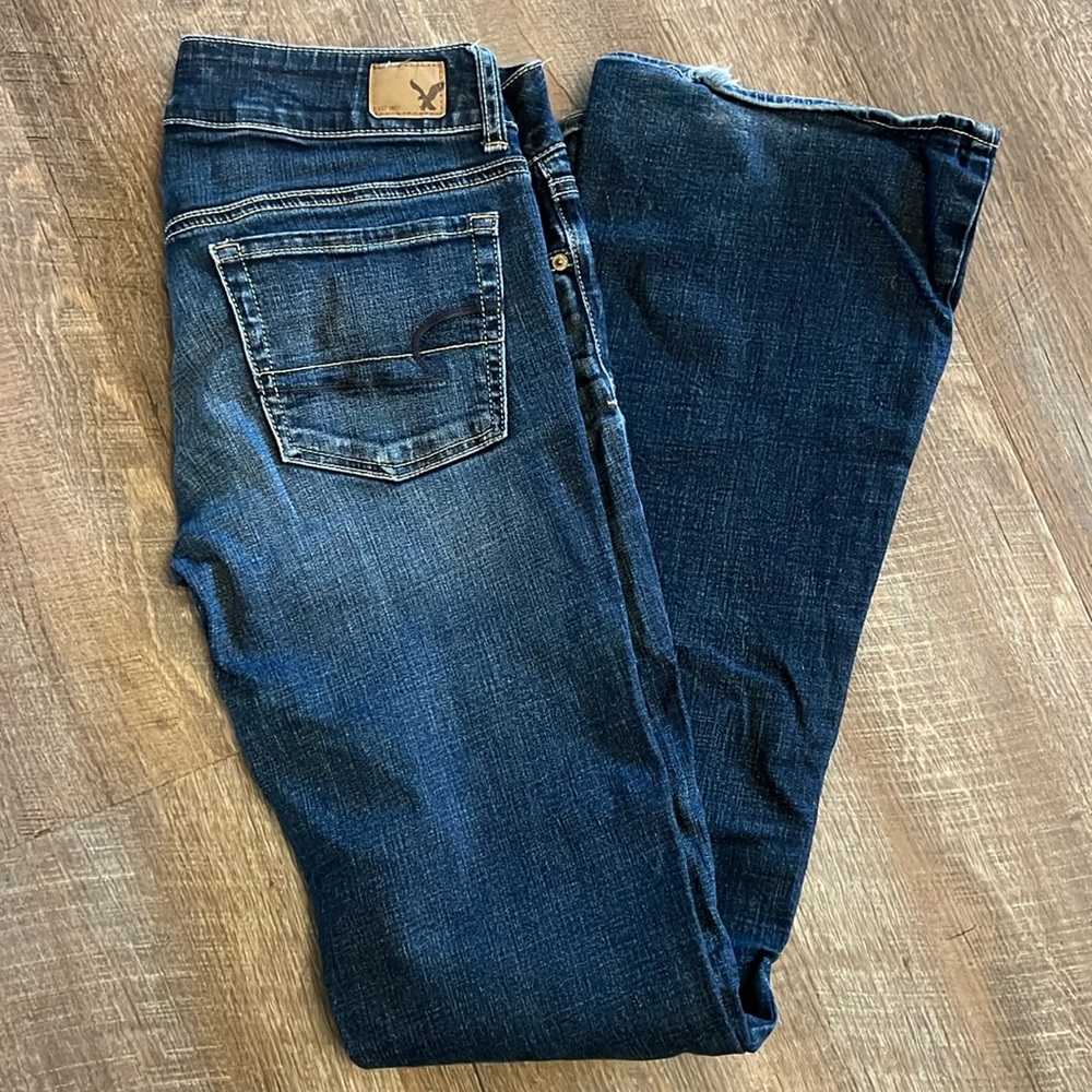 AE Artist Jeans. Sz 8 x-long.